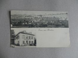 Karte Benken BL Gasthaus zum Rössli 1913