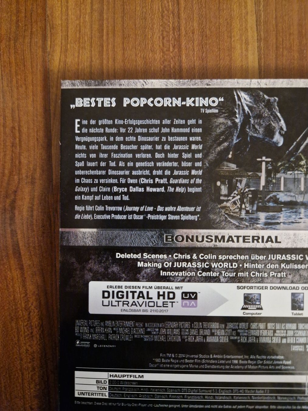Tutti i DVDs: Jurassic World, blu-ray – Usato da Thayngen venduto da Lan222 2