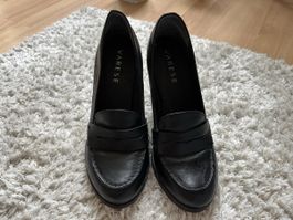 Varese Leder Pumps Schwarz Gr. 37 - Elegante Herbstschuhe!