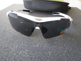 Sport-Sonnenbrille weiss