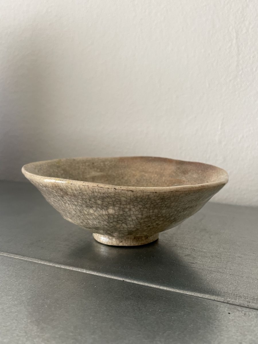 Ciotole: Old Rakuware Japanese chawan tea bowl – Usato da Basel venduto da Amechan. 3