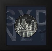 Big City Lights Sydney 1 Unze Silber Ultra High Relief