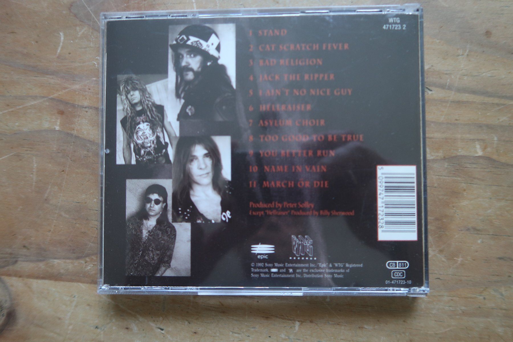 CD: MOTÖRHEAD - MARCH ÖR DIE -  CD – Usato da Basel venduto da Patiscat 1