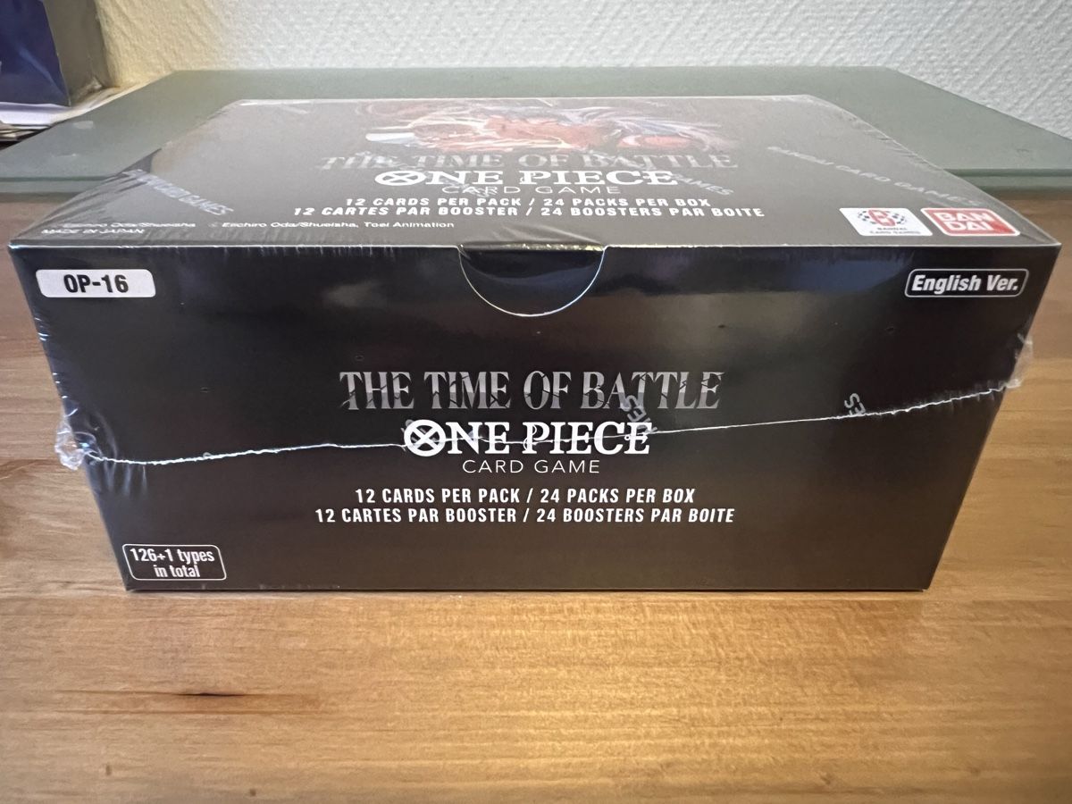 Bandai Sammelbilder & Trading cards: One piece pre-released Op16 Display – Neu und originalverpackt aus Lausanne von SGN_Collectible