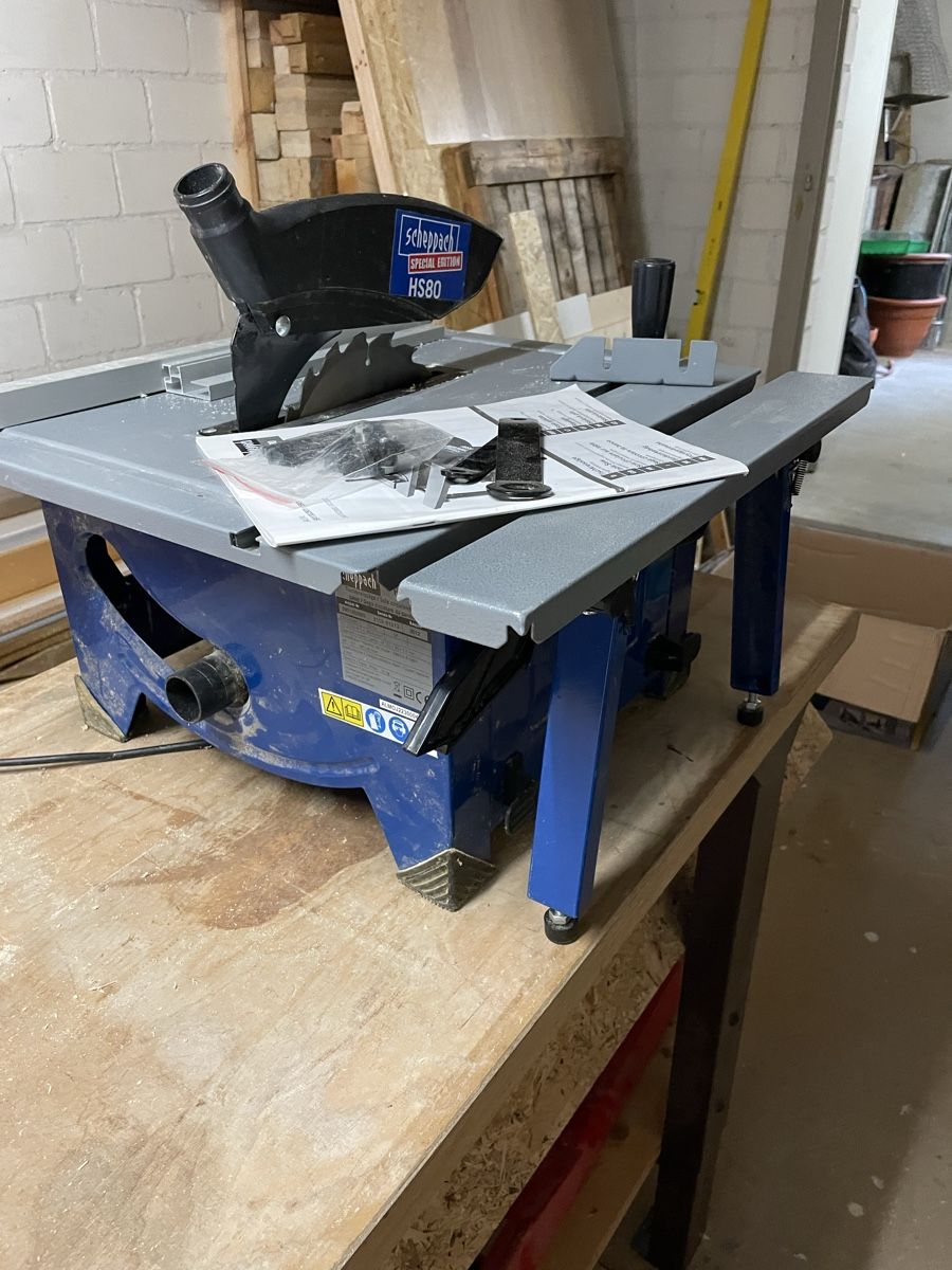 Scheppach Sägen: Scheppach Hs80 Special Edition table saw – Gebraucht aus Hornussen von junglej 2