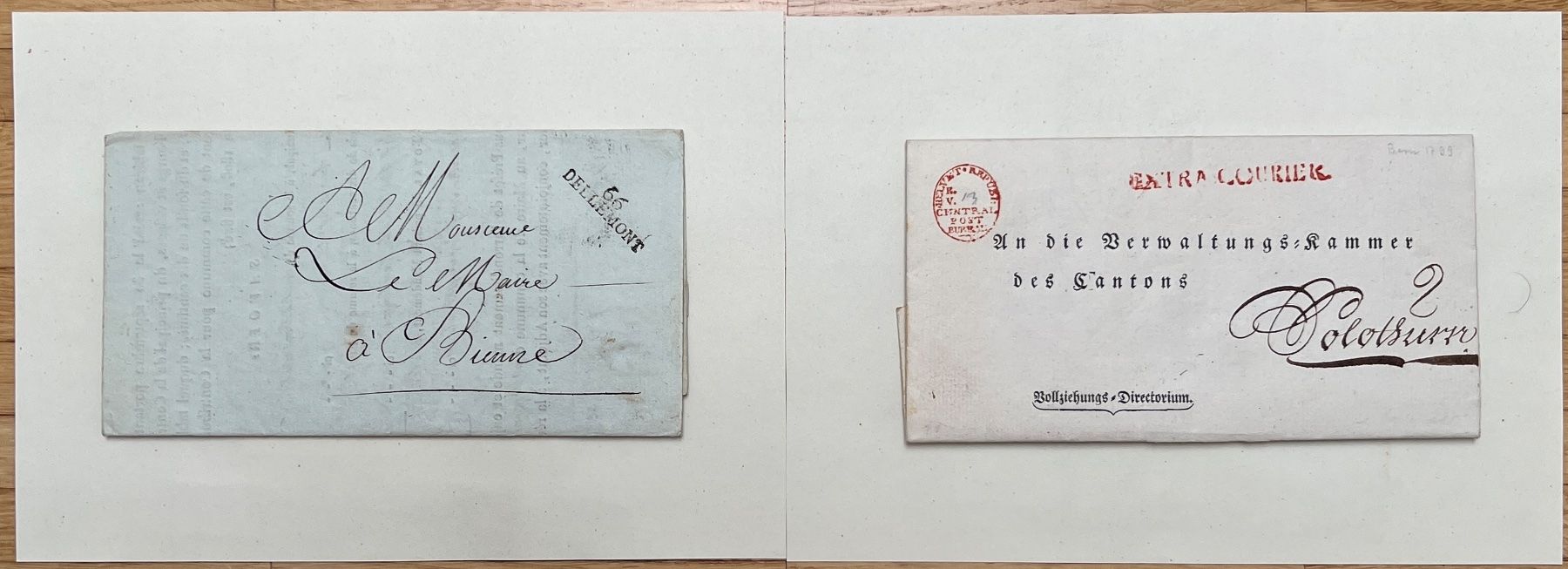 Tutti i francobolli: Kl. Sammlung Falt/Briefe ohne Marken – Usato da Endingen venduto da haifu 6
