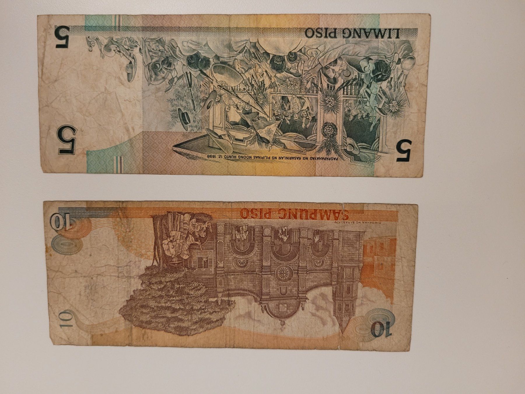 Banconote: 2x Philippinen alte Banknoten – Usato da Inwil venduto da Flower2325 1