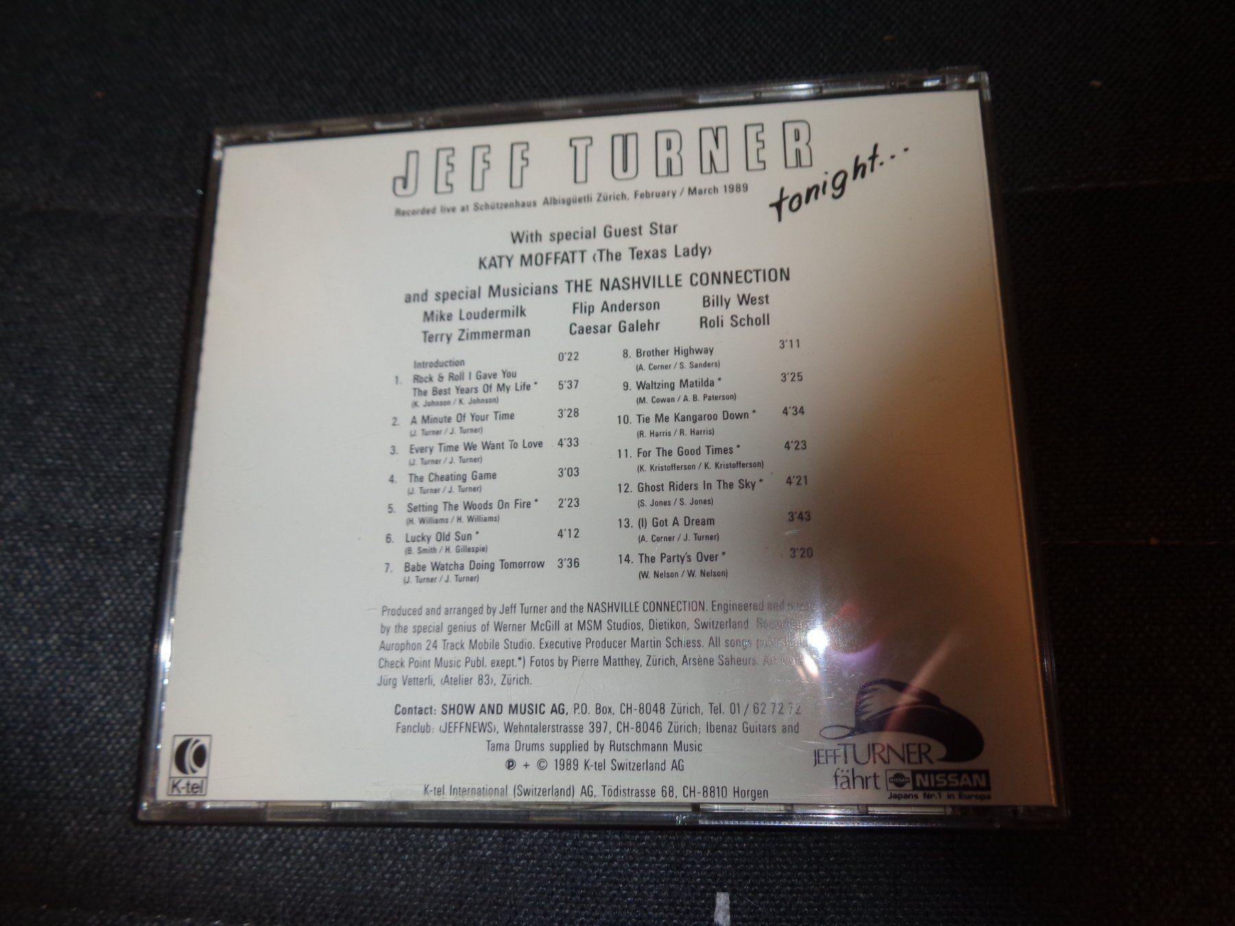 CD: Jeff Turner - Tonight CD – Usato da Olten venduto da Disc-Ausverkauf 1