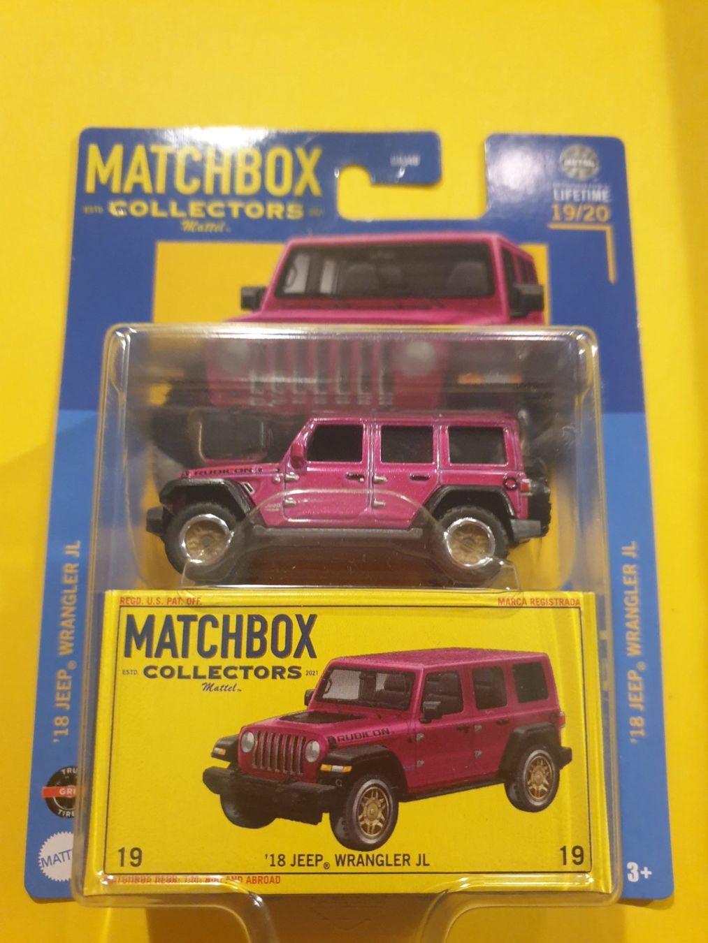 Matchbox Modellautos: Matchbox '18 JEEP WRANGLER JL – Neu und originalverpackt aus Oftringen von Rotor 1