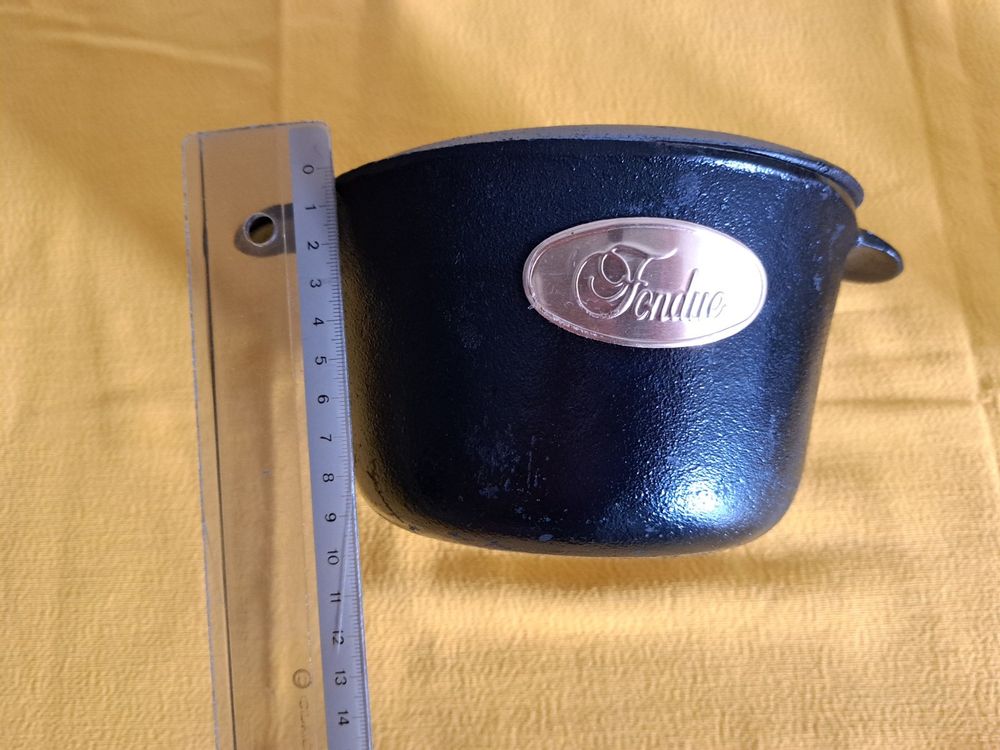 Fondue Bourguignonne Pfanne mit Rechaud Kaufen auf Ricardo