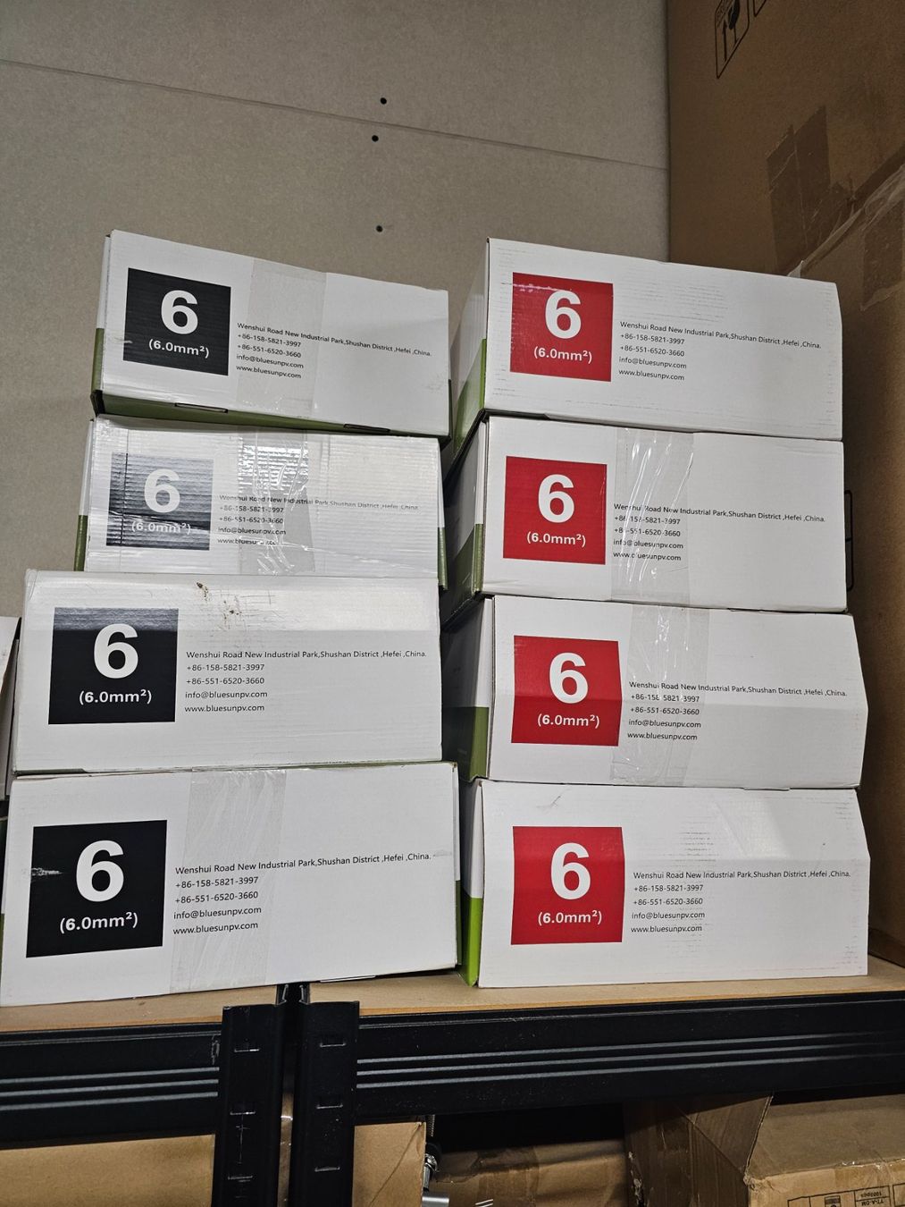 Cavi: PV Cable 6mm 100m Box schwarz und rot – Nuovo e nell'imballaggio originale da Bünzen venduto da MRB_Services