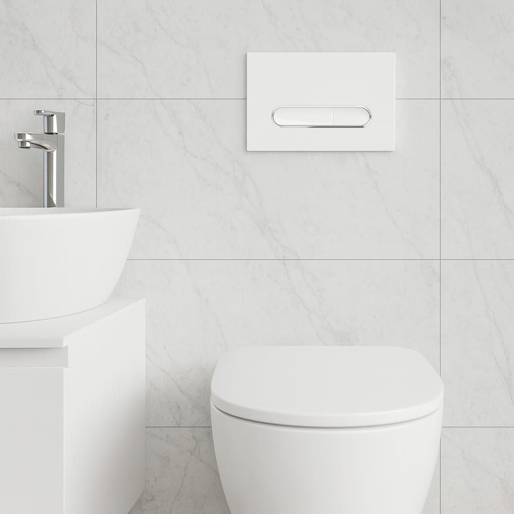 WC: WC Drückerplatte Weiss Geberit Sigma Delta Basic kompatibel – Nuovo e nell'imballaggio originale da Suhr venduto da SchnapperCH 1