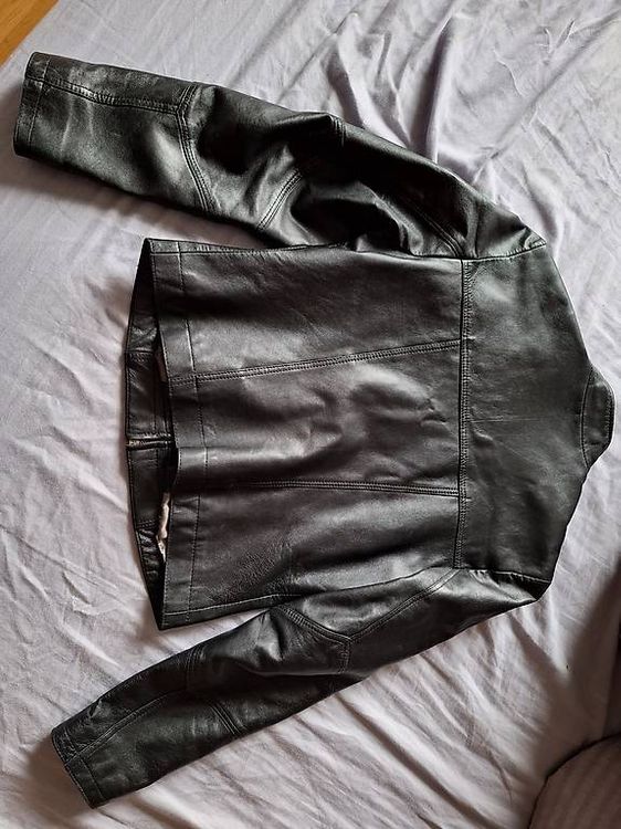 Giacche: Damen Lederjacke schwarz Gr. 36 – Usato da Münchenstein venduto da cgm 1