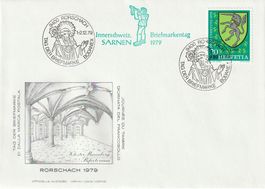 Tag der Briefmarke 1979, Rorschach,  Umschlag, Zusatzstempel