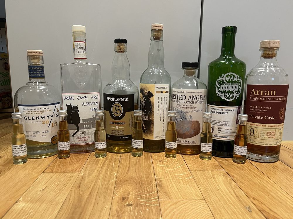 Whisky Sample Set - Springbank, Ardnamurchan, usw (Neu (gemäss ...