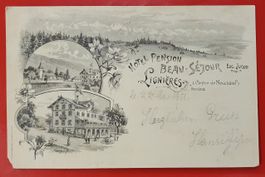 Hotel Pension Beau-Séjour in Lignières 1901
