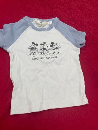 Mädchen T-Shirt mit Mickey Maus 134/140