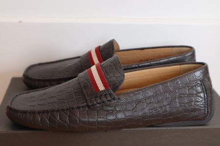 Loafer / Mokassin, Bally, Gr. 42, Leder, NEU!