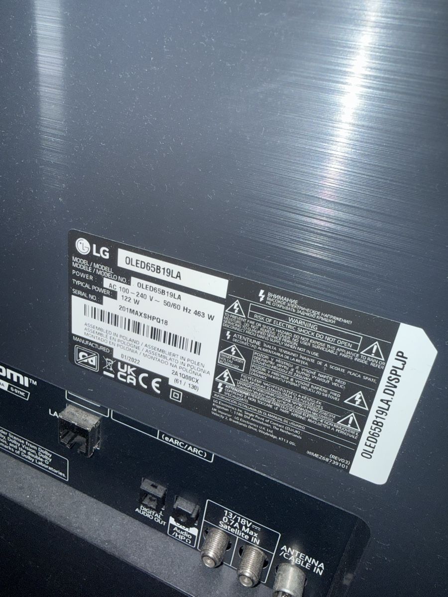 Televisori: LG TV 65 oled – Usato da Hünenberg venduto da Fjackie 1