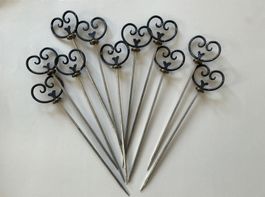 Apérospiessli, Vintage, Metall, Herz-Form 🖤