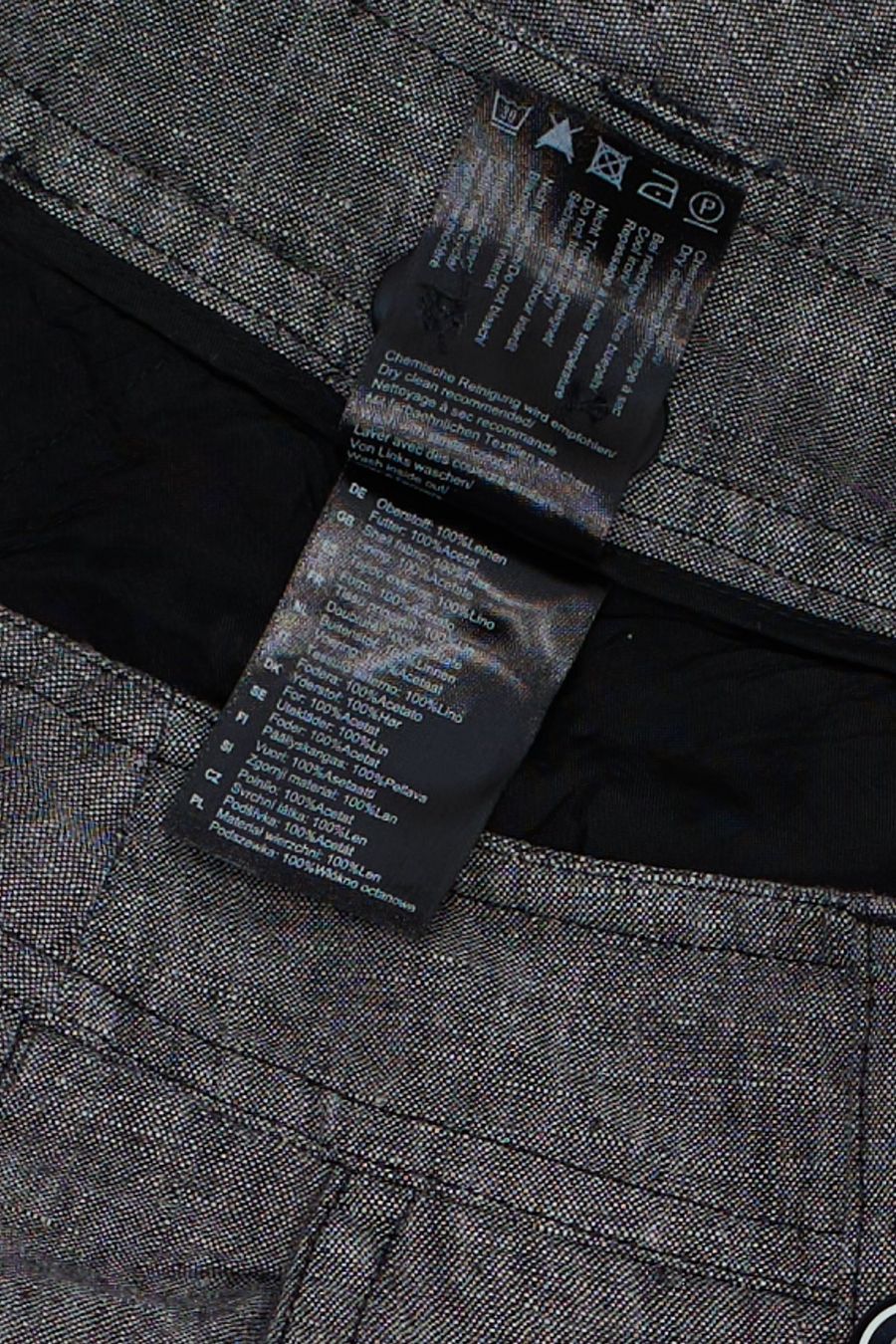 S.Oliver Pantalons: s.Oliver Pantalon Lin Gris Large T. 38 – D'occasion à Fribourg par re-fine 8