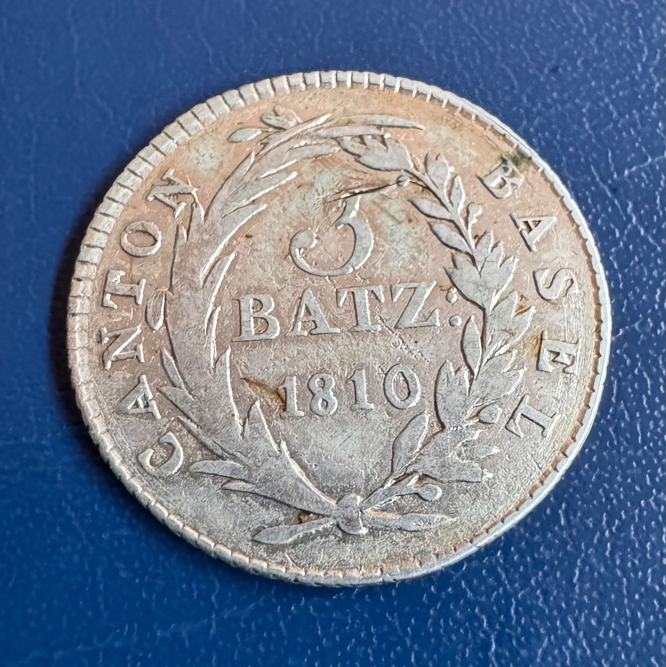 Tutti le monete: Kantonsmünze Basel, 3 Batzen 1810 – Usato da Ebikon venduto da Dmasterx 2