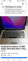 MacBook Pro Retina 13 2013 SSD 128Go Ram 8Go + Office 
