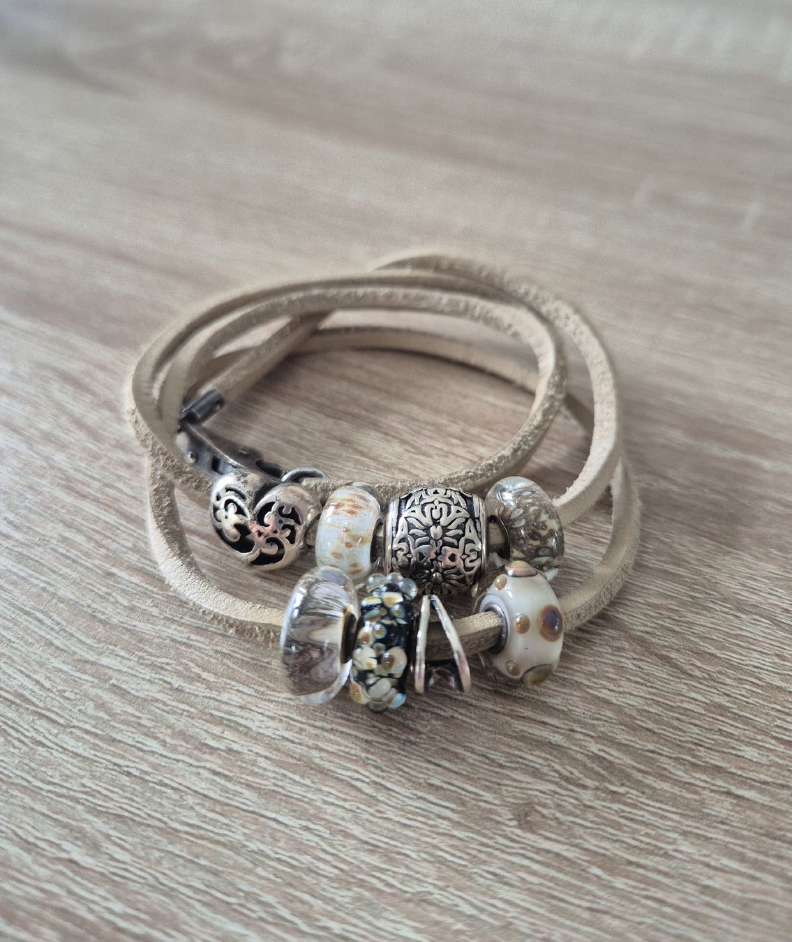 Bracciali & Braccialetti: *Trollbeads the original* Lederarmband  – Usato da Ellighausen venduto da Luna_dk