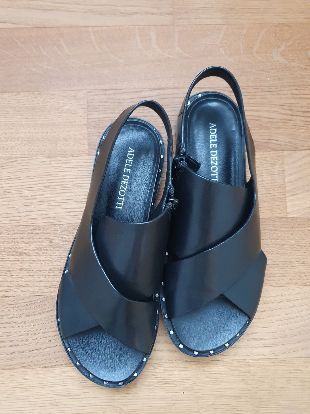Damenschuhe: Ledersandalen, Sandalen, Gr.37, schwarz – Neu und originalverpackt aus Emmenbrücke von Mogeli0 1