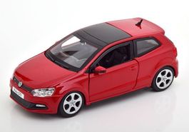 VW Polo V GTI Phase I 2010-2014 rot      1:24 von Bburago