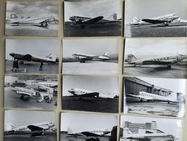 12 x Fotos von Flugzeugen (Zivil) (Aviatik Lot 8) HB-IRN