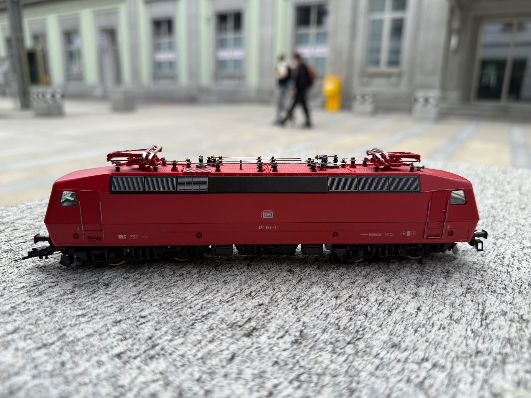 Fleischmann Trains électriques: Fleischmann DC Br 120 158-1 Elok Analog – D'occasion à Chiasso par Carrara-Modellismo