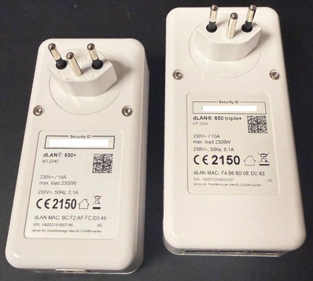 Devolo Laufwerke & Adapter: Devola dlan 650+ & dlan 650 triple+ – Gebraucht aus Wettingen von 4handy 2