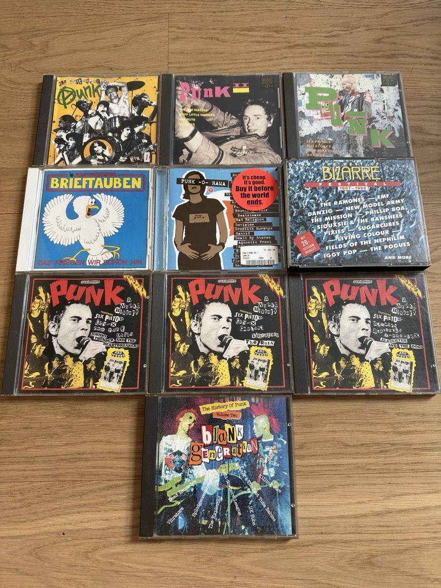 CD: 10x CD Sammlung Punk - 9x Sampler – Usato da Birmensdorf ZH venduto da die_cobra_007
