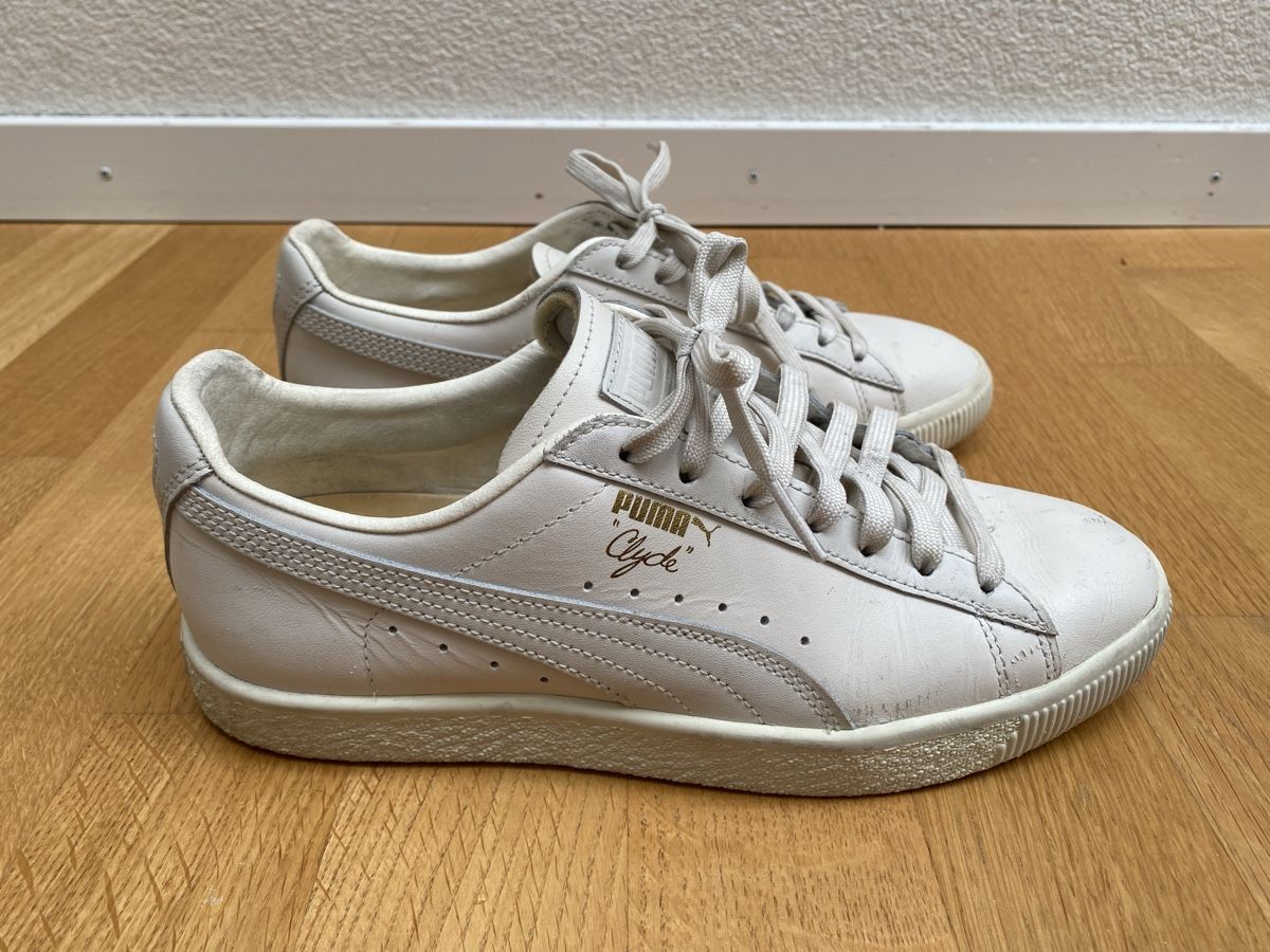 Puma Damenschuhe: Puma Clyde weiss Gr. 39 – Gebraucht aus Münchenstein von Ladypink7 1