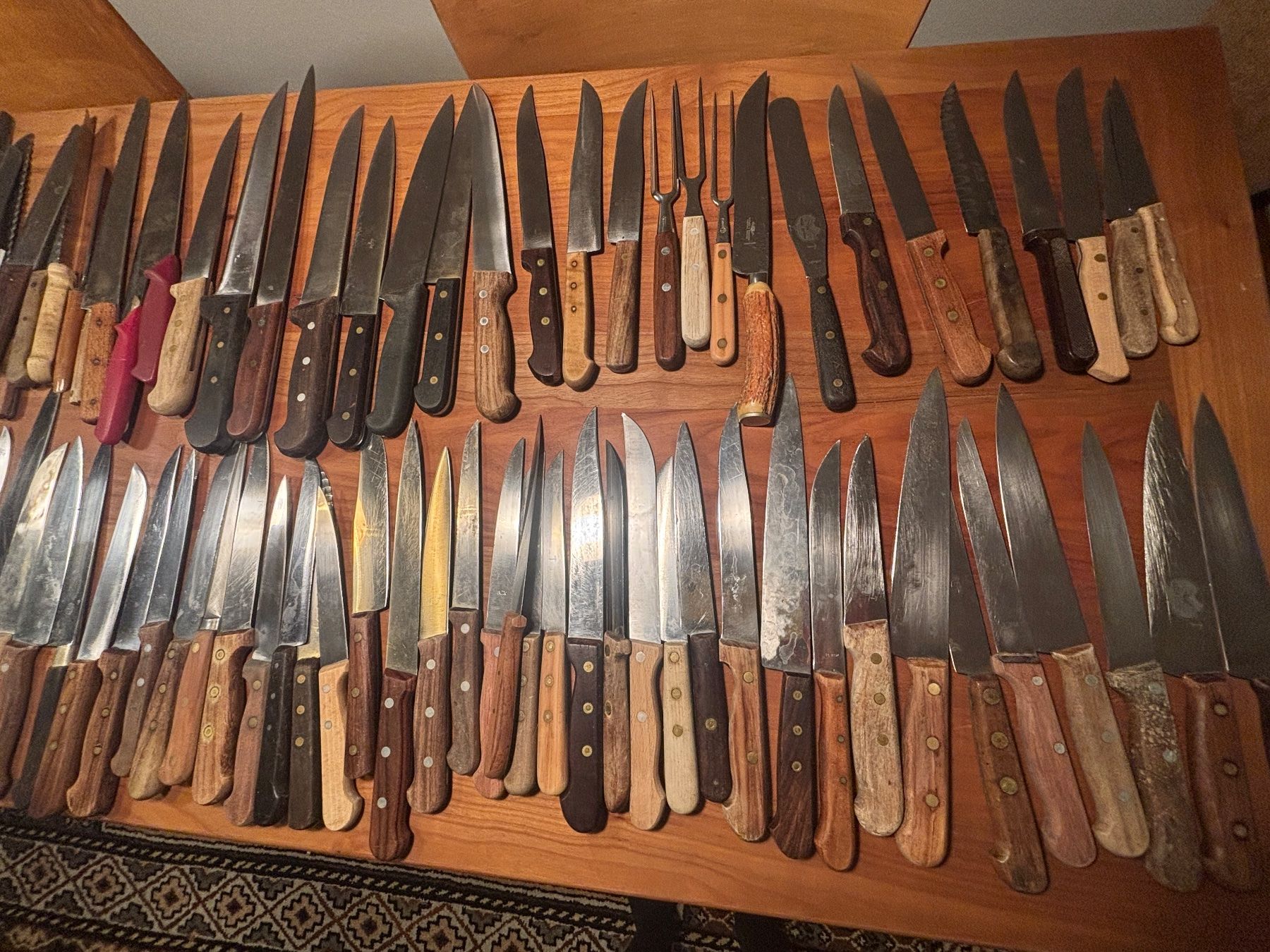 Couteaux de cuisine: Messersammlung Küchenmesser alt ca. 185 Stk. – D'occasion à Oberengstringen par georgefischer2007 3