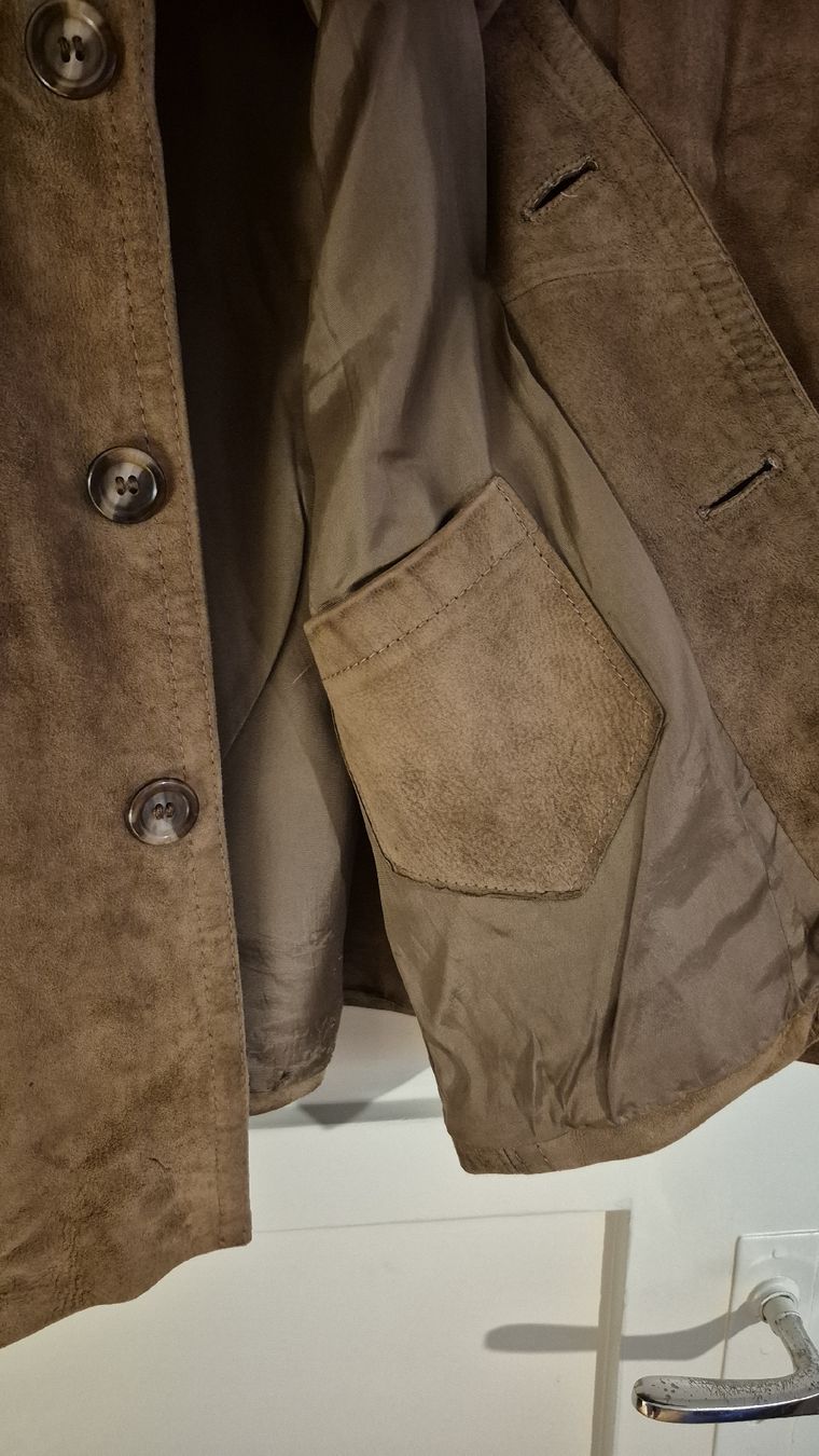 Giacche: Vintage Leder Jacke/ Mantel – Usato da Zürich venduto da Knauelrockerin 1