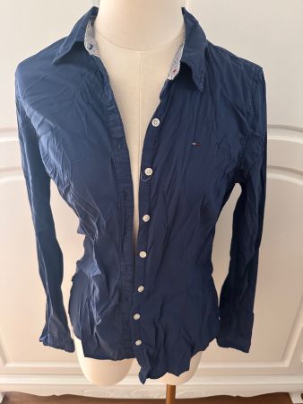 Hilfiger Bluse Hemd blau s