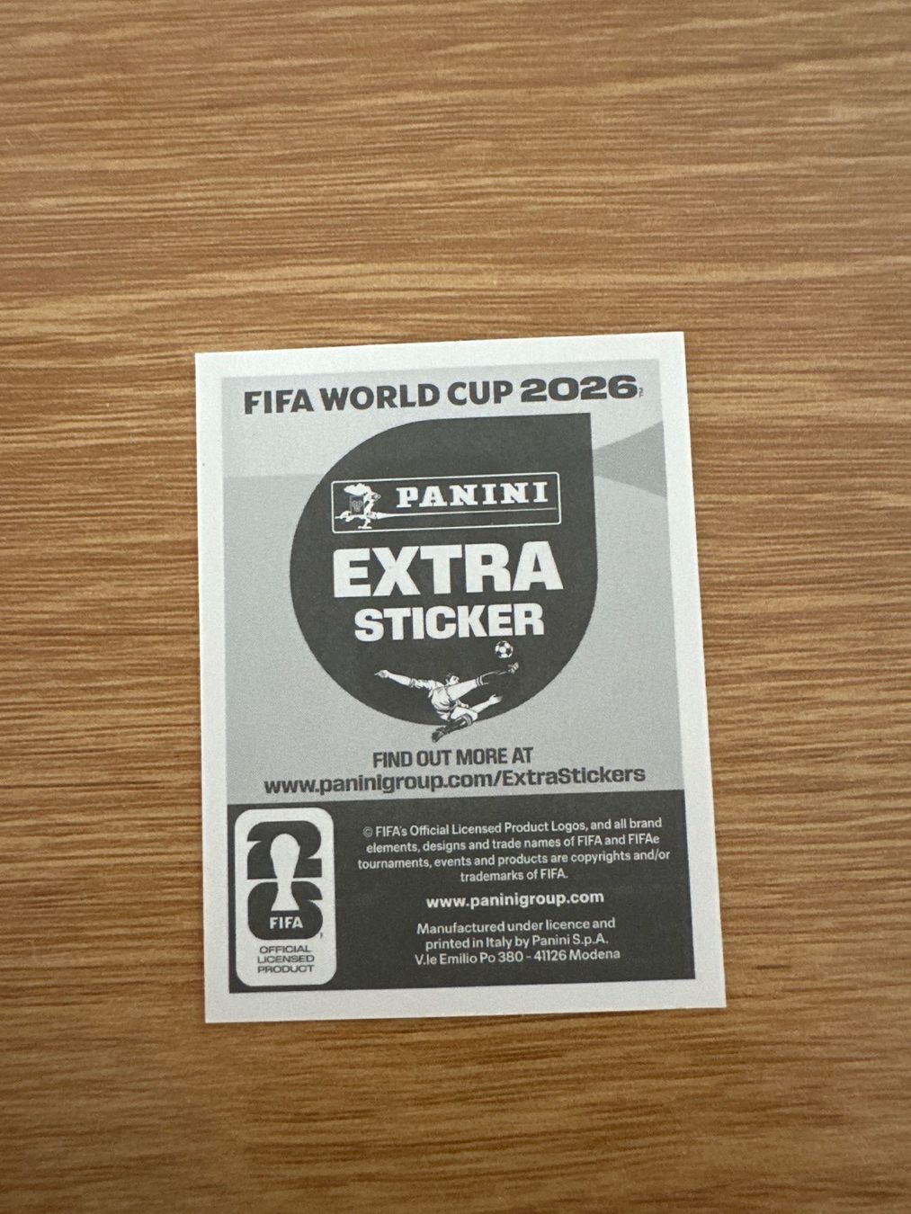 Panini Carte collezionabili: Extra Sticker Lila WM 26: Achraf Hakimi – Nuovo e nell'imballaggio originale da Winterthur venduto da sah_gn89 1