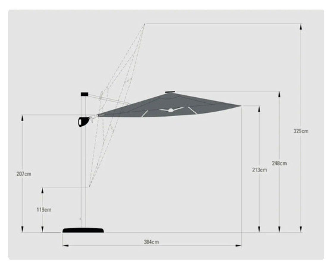 Ombrelloni: Ampelschirm mit LED, 3m Neu – Nuovo (secondo la descrizione) da niederhasli venduto da rami016 5