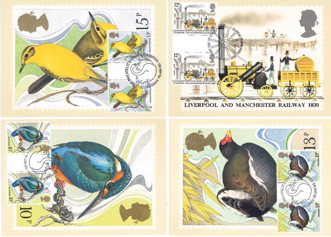 Alle Briefmarken: 12 Maximumkarten UK – Gebraucht aus Bellach von qsearch 1
