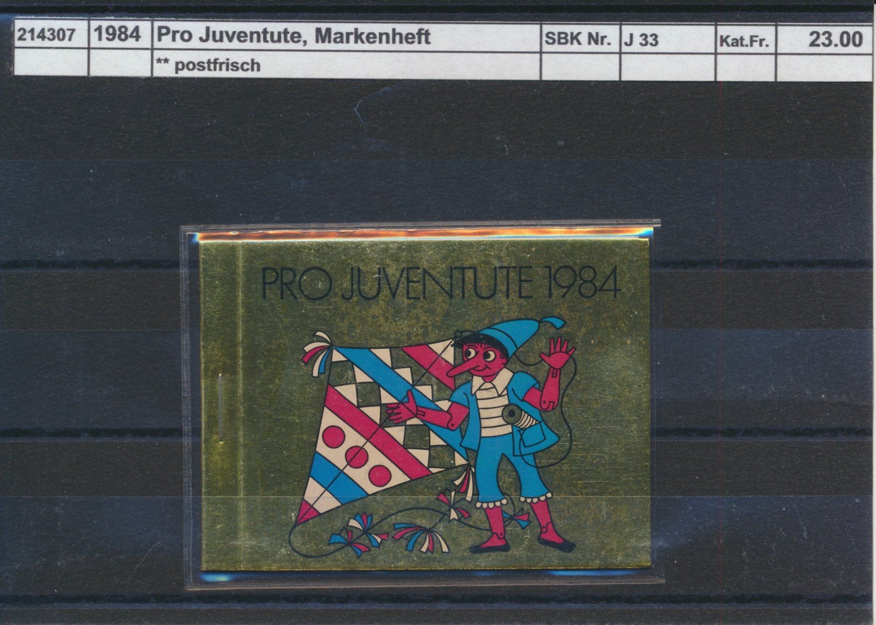 Alle Briefmarken: 1984 Pro Juventute, Markenheftchen, ** postfrisch – Neu (gemäss Beschreibung) aus Winterthur von Zupogeru