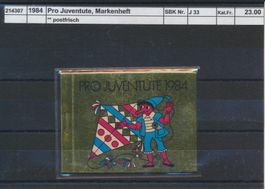 1984 Pro Juventute, Markenheftchen, ** postfrisch
