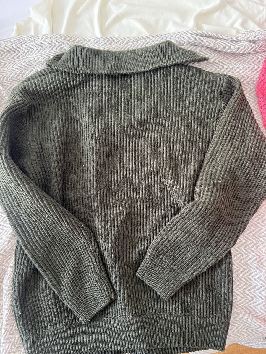 Maglioni & Felpe: Pull tricot vert foncé Bomalans taille 5 broderie oiseaux – Usato da Le Grand-Saconnex venduto da sol_jqk7 2