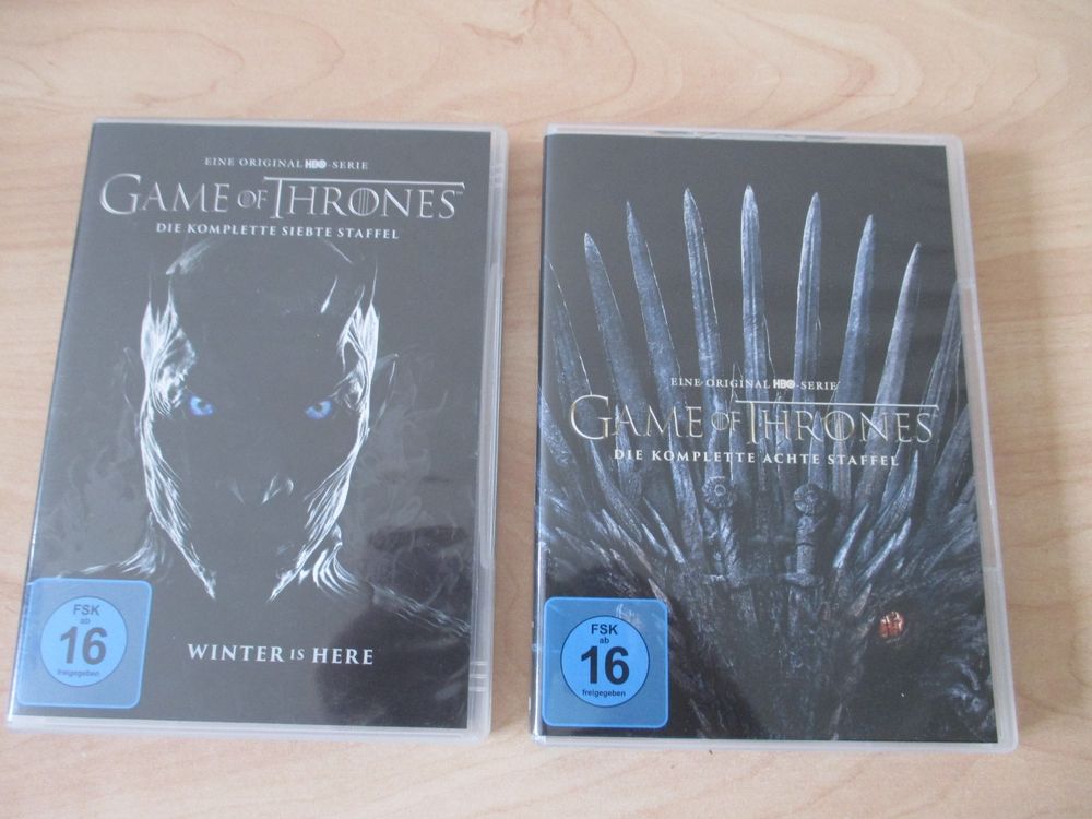 GAME OF THRONES KOMPLETTE STAFFELN 7 UND 8 DEUTSCH Kaufen auf Ricardo
