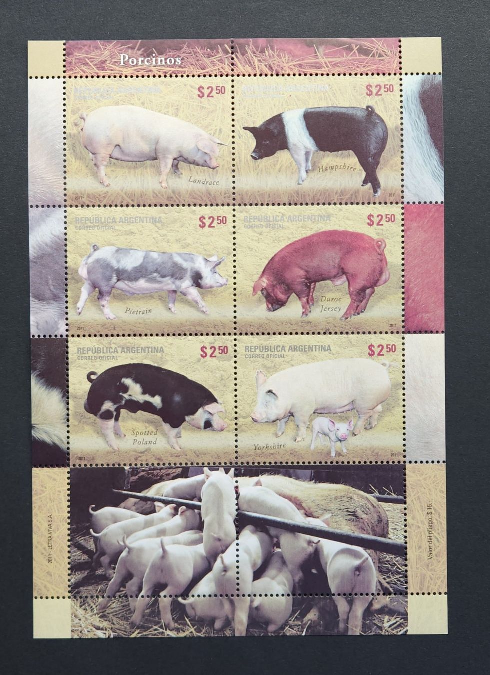 Alle Briefmarken: Argentinien-Mi 3431-3436 KB ** (2011) – Neu (gemäss Beschreibung) aus Hittnau von stamps_and_coins