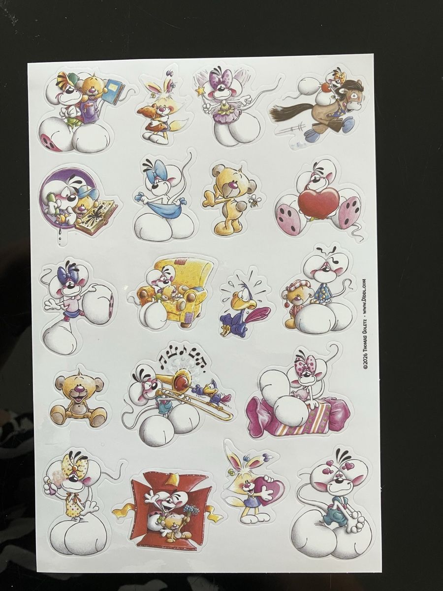 Autocollants: Diddlstickerbogen Diddl is back – Neuf (Voir description) à Bözberg par Sape9192