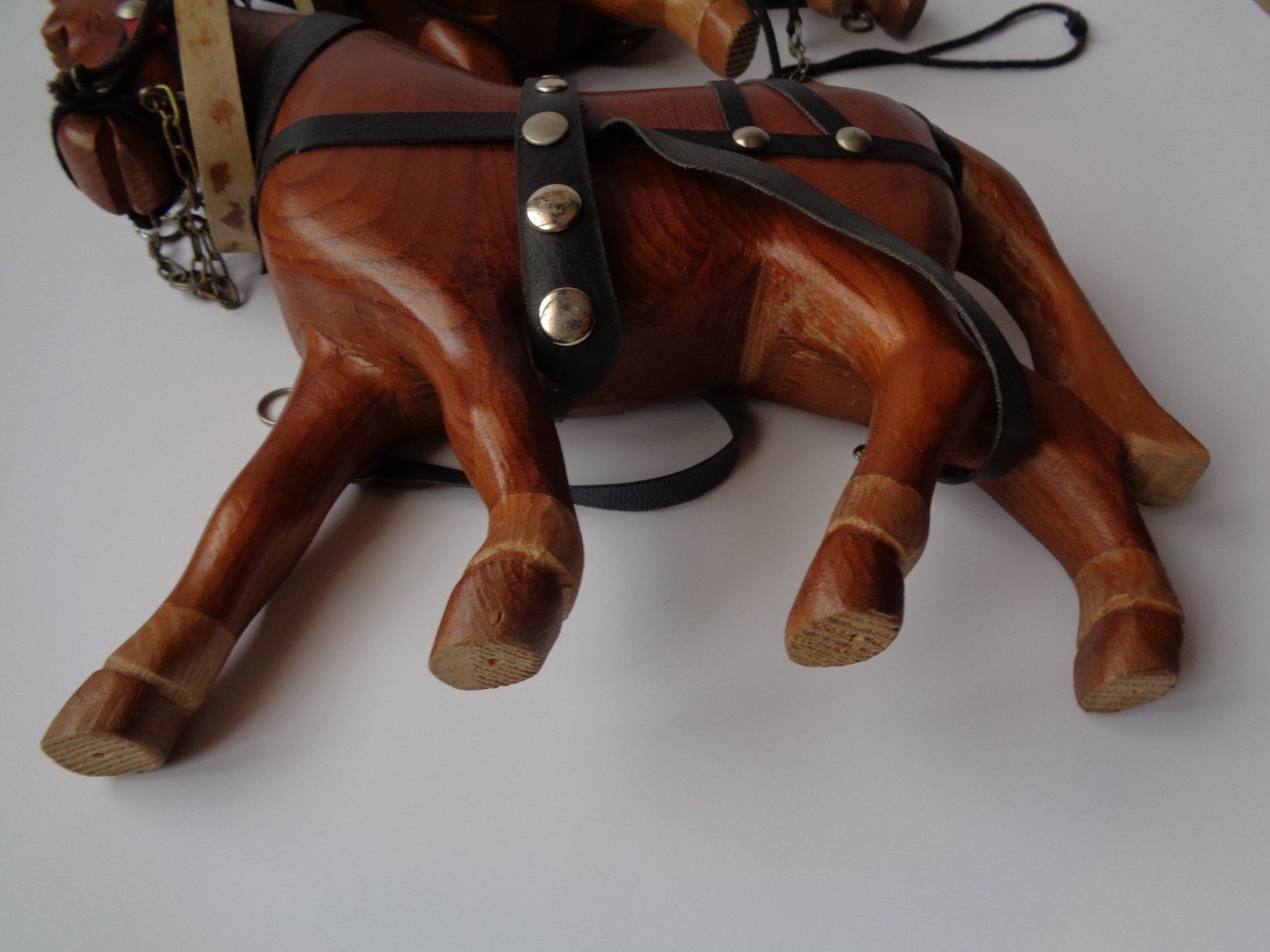 Giocattoli: 2 ALTE PFERDE ROSS HOLZ HANDARBEIT – Usato da Henggart venduto da Pascha22 5