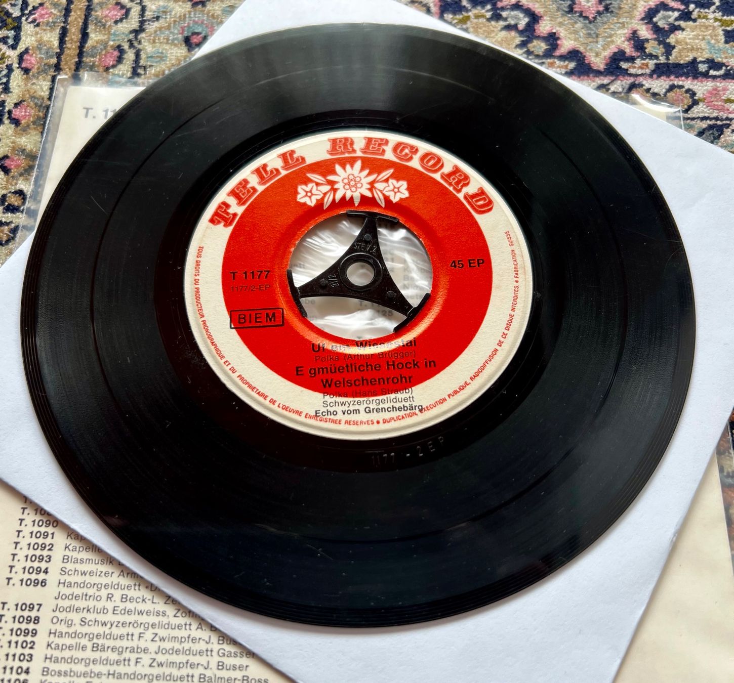 Dischi in vinile: Echo Vom Grenchebärg Schwyzerörgeli.Uhremacher-Schottisch 🛀 – Usato da Unterseen venduto da vinylmore 3