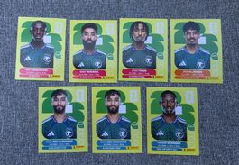 FIFA World Cup 2026 Panini Sticker KSA 7 Stück